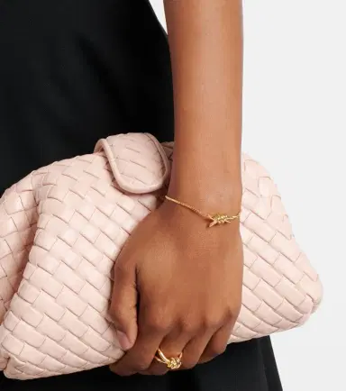 Bottega Veneta Knot gold-plated sterling silver bracelet | Thumbnail 2
