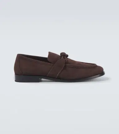 Bottega Veneta Astaire Knot suede loafers | Thumbnail 2