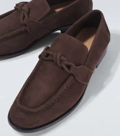 Bottega Veneta Astaire Knot suede loafers | Thumbnail 4