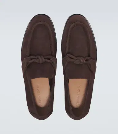 Bottega Veneta Astaire Knot suede loafers | Thumbnail 6