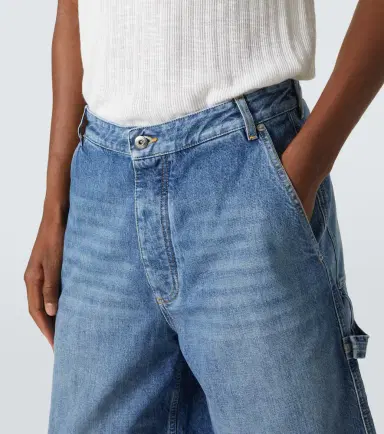 Bottega Veneta High-rise denim Bermuda shorts | Thumbnail 5 Bottega Veneta High-rise denim Bermuda shorts | Thumbnail 5