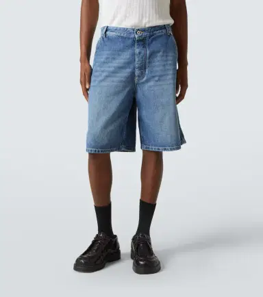 Bottega Veneta High-rise denim Bermuda shorts | Thumbnail 6 Bottega Veneta High-rise denim Bermuda shorts | Thumbnail 6