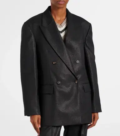 Brunello Cucinelli Wool-blend blazer | Thumbnail 2