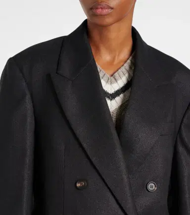 Brunello Cucinelli Wool-blend blazer | Thumbnail 3