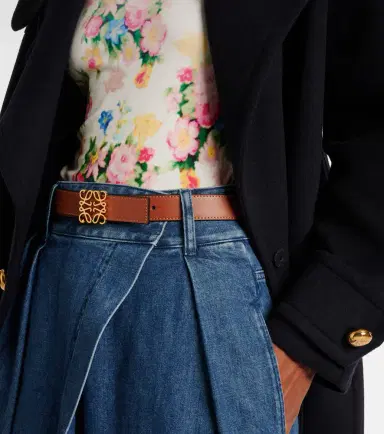 Loewe Anagram reversible leather belt | Thumbnail 2