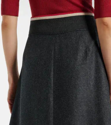 Brunello Cucinelli Wool midi skirt | Thumbnail 3