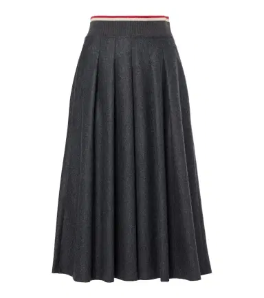 Brunello Cucinelli Wool midi skirt | Thumbnail 1