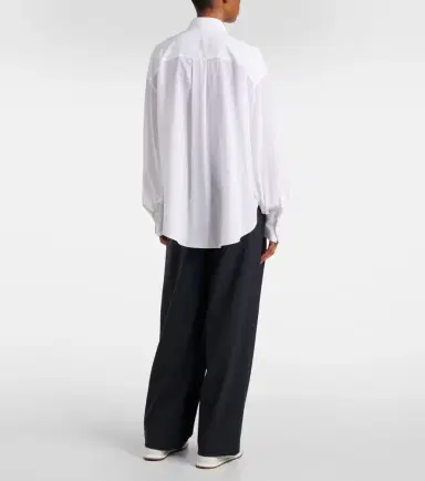 Brunello Cucinelli Monili silk satin shirt | Thumbnail 2