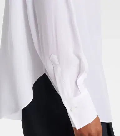 Brunello Cucinelli Monili silk satin shirt | Thumbnail 3