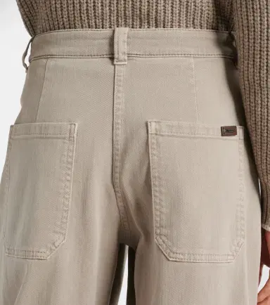 Brunello Cucinelli Mid-rise wide-leg jeans | Thumbnail 3