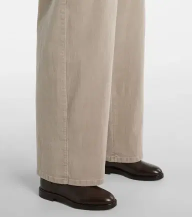 Brunello Cucinelli Mid-rise wide-leg jeans | Thumbnail 4