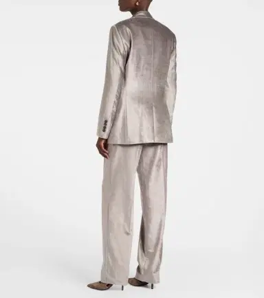 Brunello Cucinelli Cotton-blend velvet blazer | Thumbnail 3