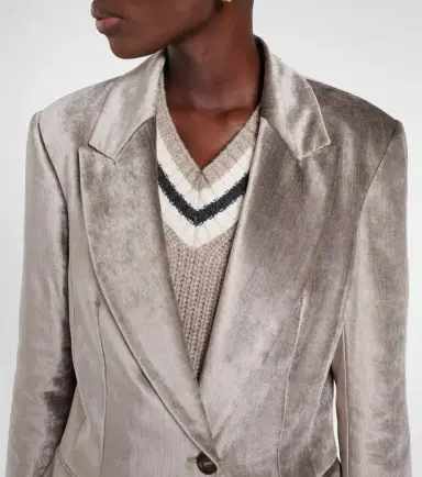 Brunello Cucinelli Cotton-blend velvet blazer | Thumbnail 5