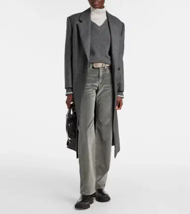 Brunello Cucinelli Velvet straight pants | Thumbnail 2