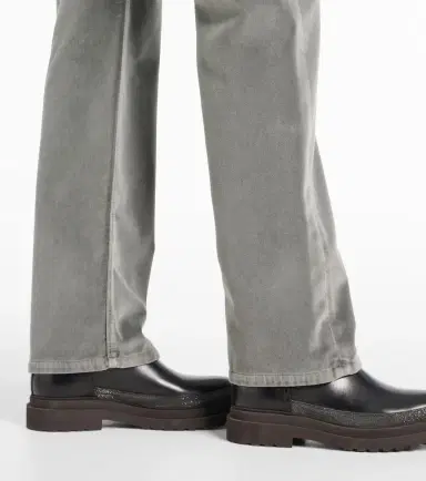 Brunello Cucinelli Velvet straight pants | Thumbnail 5