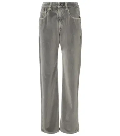 Brunello Cucinelli Velvet straight pants | Thumbnail 1