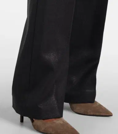 Brunello Cucinelli Wool-blend wide-leg pants | Thumbnail 3