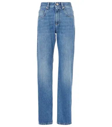 Brunello Cucinelli High-rise straight jeans | Thumbnail 1