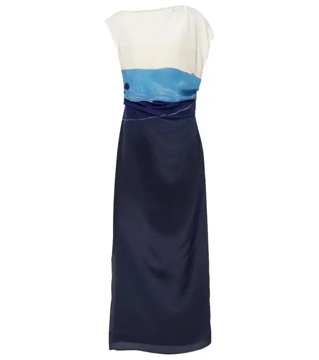 SIR Mariner printed silk maxi dress