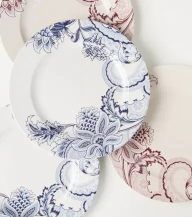 Etro Bloom set of 2 porcelain charger plates | Thumbnail 3