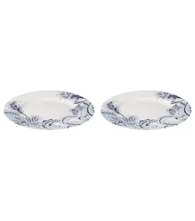 Etro Bloom set of 2 porcelain charger plates
