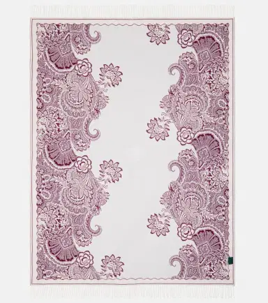 Etro Floral wool throw | Thumbnail 2