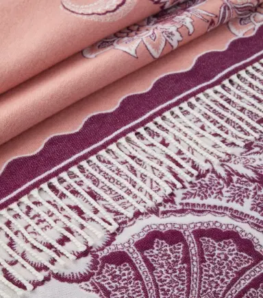 Etro Floral wool throw | Thumbnail 5