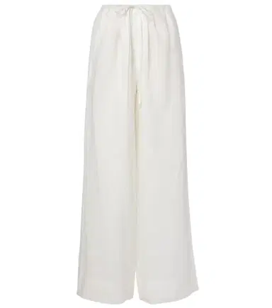 SIR Rosalia mid-rise ramie wide-leg pants | Thumbnail 1