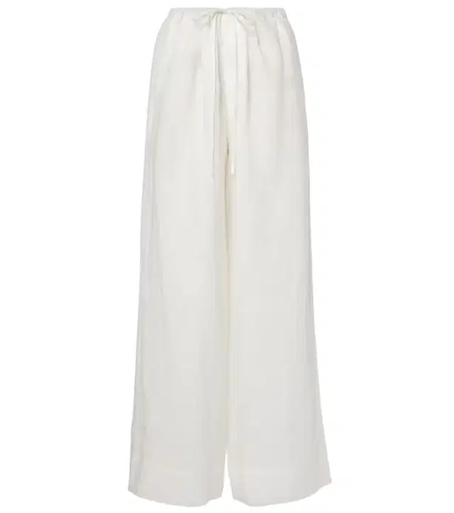 SIR Rosalia mid-rise ramie wide-leg pants