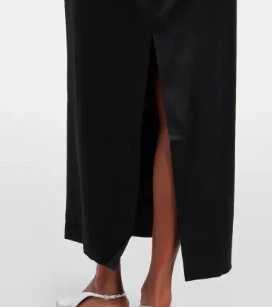 SIR Sonora Evening silk-blend satin midi dress | Thumbnail 5