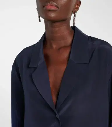 SIR Mariner printed silk crêpe de chine shirt | Thumbnail 3