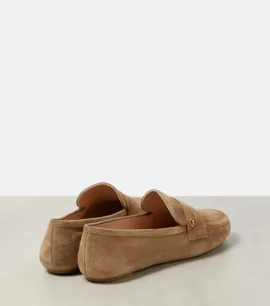 Gianvito Rossi Giorgia suede penny loafers | Thumbnail 4