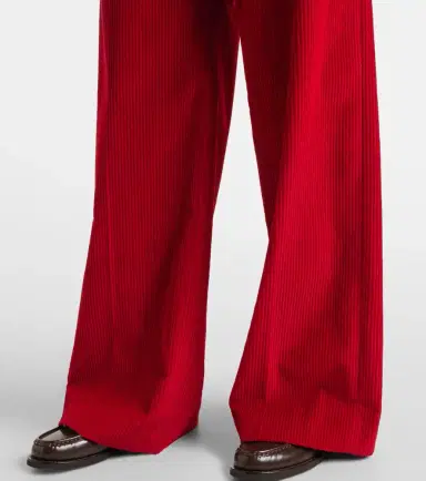 Brunello Cucinelli High-rise cotton corduroy wide-leg pants | Thumbnail 3 Brunello Cucinelli High-rise cotton corduroy wide-leg pants | Thumbnail 3