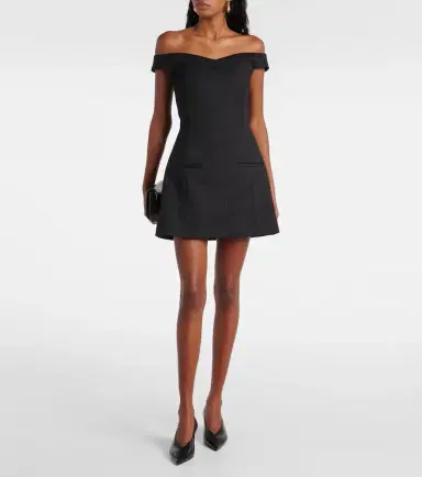 SIR Sandrine off-shoulder minidress | Thumbnail 2