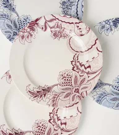 Etro Bloom set of 2 porcelain charger plates | Thumbnail 2