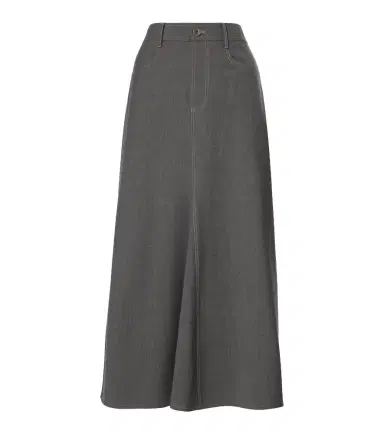 Brunello Cucinelli Wool-blend midi skirt | Thumbnail 1