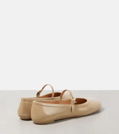 Gianvito Rossi Carla patent leather Mary Jane flats | Thumbnail 2