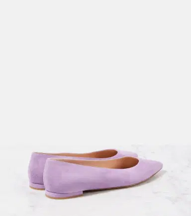 Gianvito Rossi Gianvito suede ballet flats | Thumbnail 2