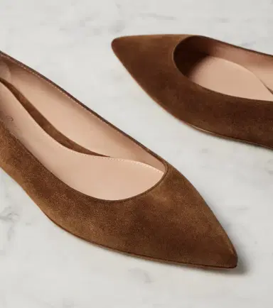 Gianvito Rossi Gianvito suede ballet flats | Thumbnail 3