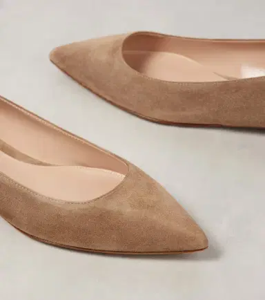 Gianvito Rossi Gianvito suede ballet flats | Thumbnail 2