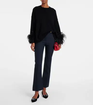 Gianvito Rossi Jaipur velvet ballet flats | Thumbnail 2