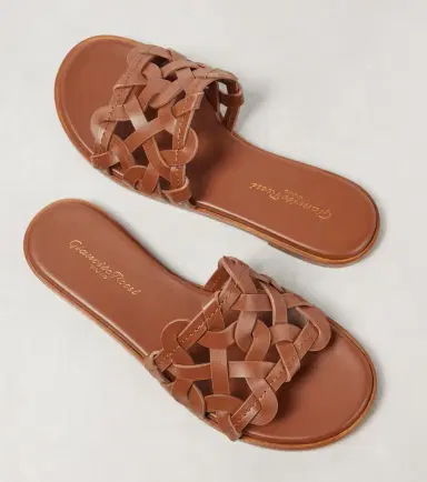 Gianvito Rossi Amalfi leather slides | Thumbnail 2