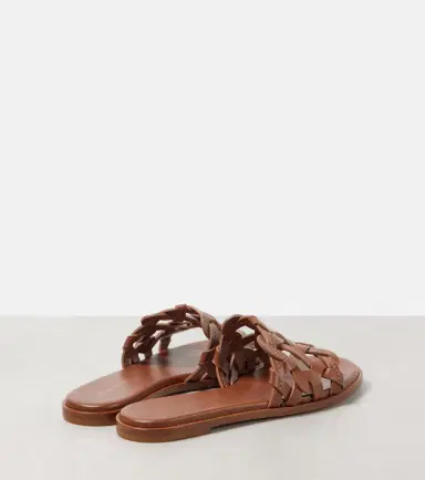 Gianvito Rossi Amalfi leather slides | Thumbnail 4