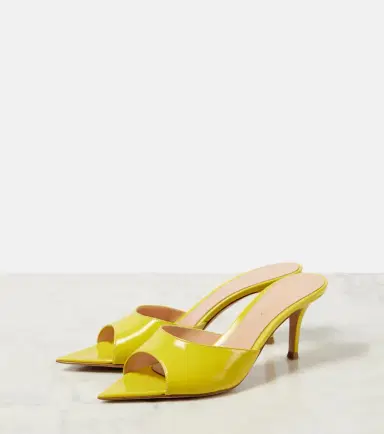 Gianvito Rossi Pat 70 leather mules | Thumbnail 4