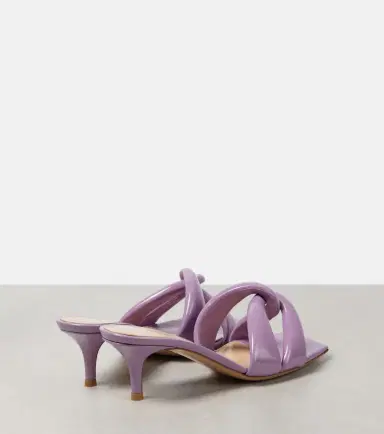 Gianvito Rossi Amour 55 patent leather mules | Thumbnail 5