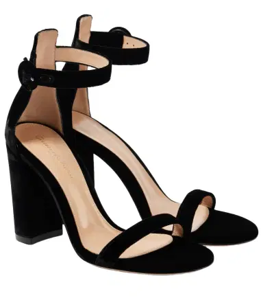 Gianvito Rossi Gaeta 95 velvet sandals | Thumbnail 1