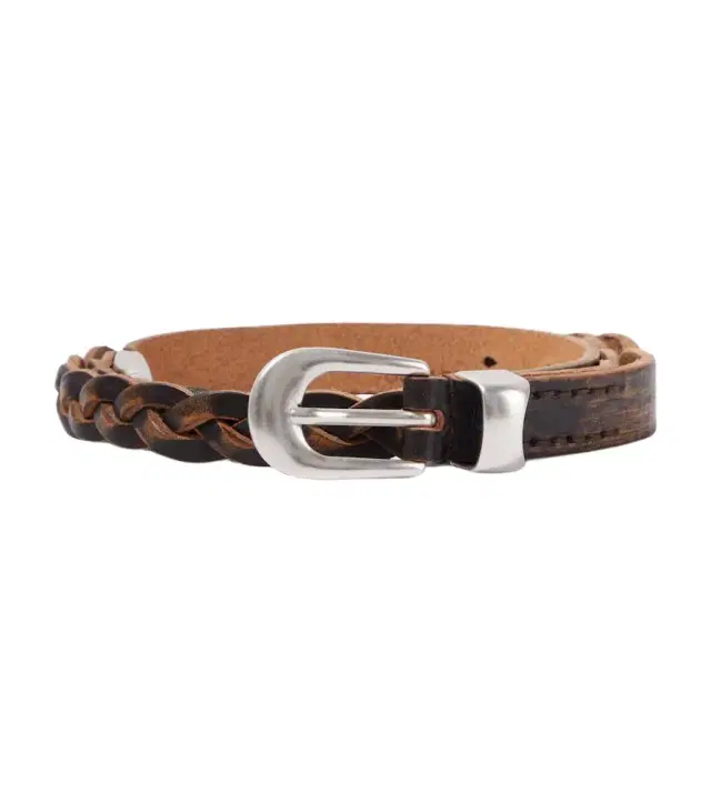 20mm braided leather belt
