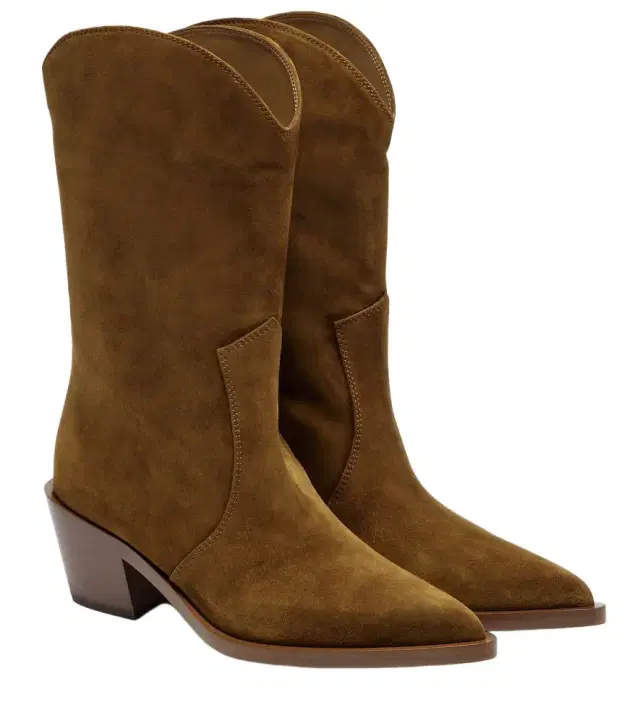 Gianvito Rossi Western 45 suede booties