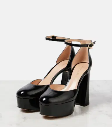 Gianvito Rossi Bessie 100 patent leather platform pumps | Thumbnail 2 Gianvito Rossi Bessie 100 patent leather platform pumps | Thumbnail 2