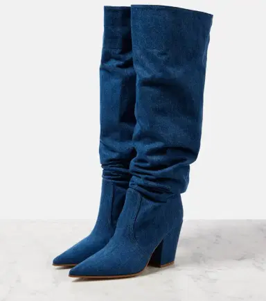 Gianvito Rossi Keinna 85 denim over-the-knee boots | Thumbnail 3